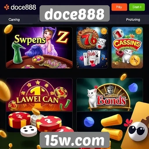 Doce888 oferece jogos de cassino online variados