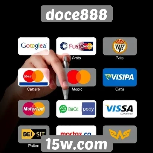 Métodos de pagamento e retirada no doce888 são variados